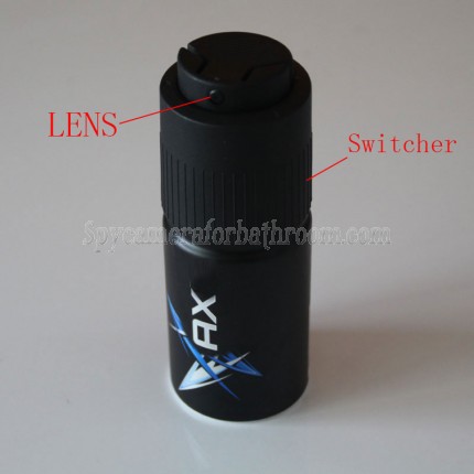 Men's Fragrance Hidden Camera HD Bathroom Spy Camera DVR 16GB 1280X720